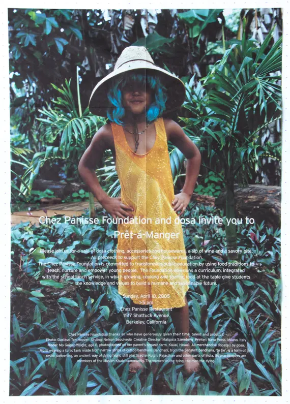 Chez Panisse Foundation 2005: fundraiser