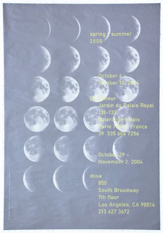 spring summer 2005: phases of the moon