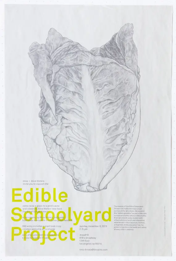 Edible Schoolyard Project 2013: fundraiser