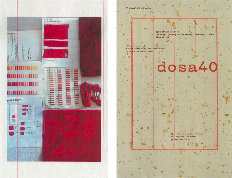 dosa40 at flyingfishprojects (dosa 850) invitation, February 2025
