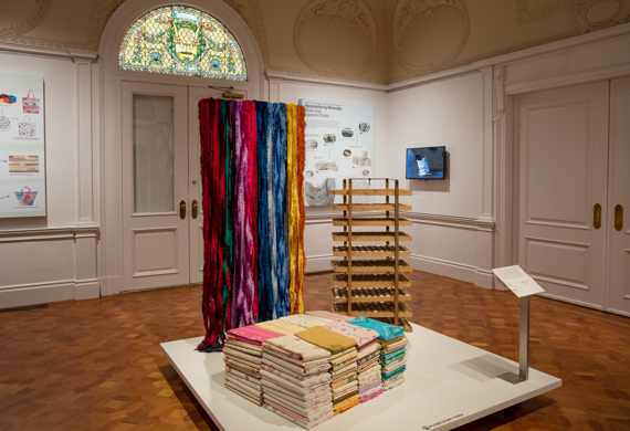 original material for each of the three designers | photo by Matt Flynn © Smithsonian Institution