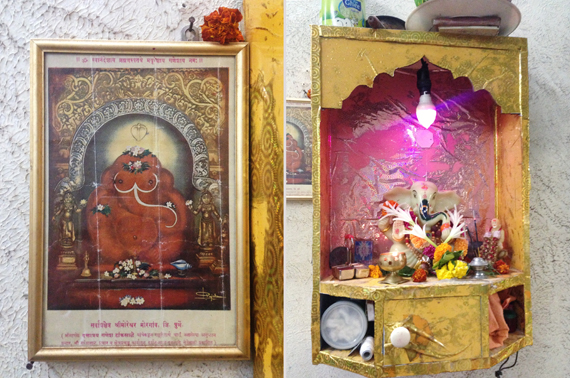 image of Ganesha in Adiv’s workshop