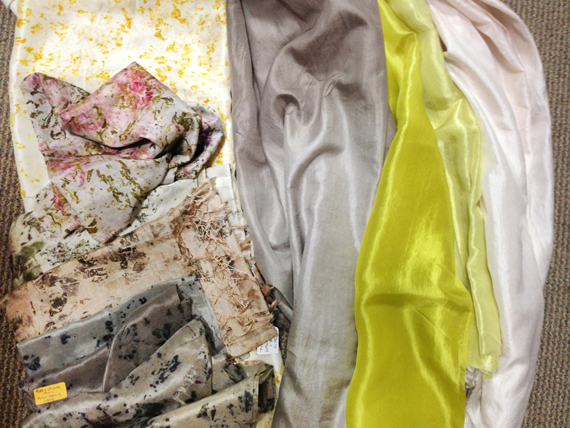 dye swatches from Adiv for Traveler 2015