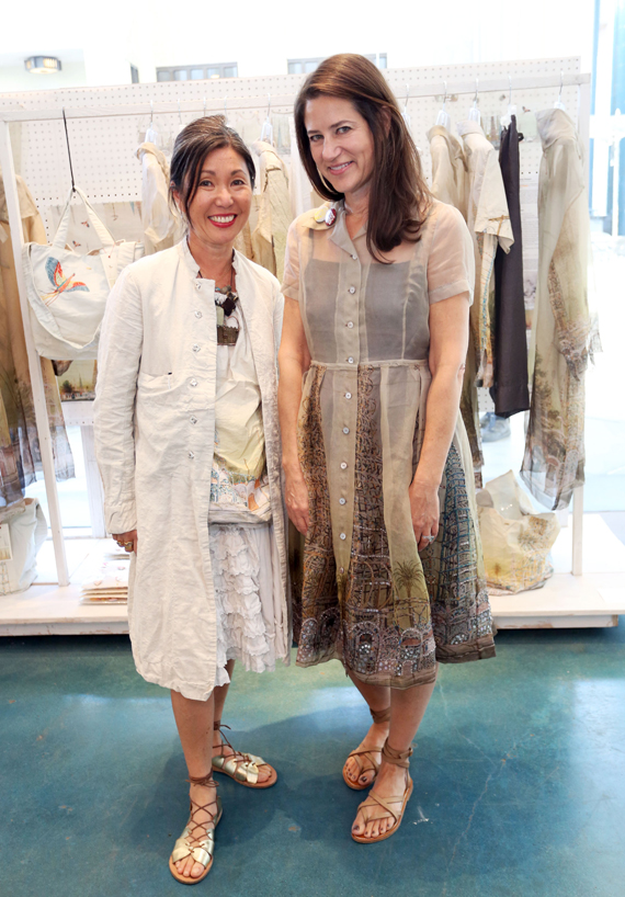 Christina Kim and Katherine Ross, founder of Wear LACMA | photo by Rachel Murray/Getty Images for LACMA