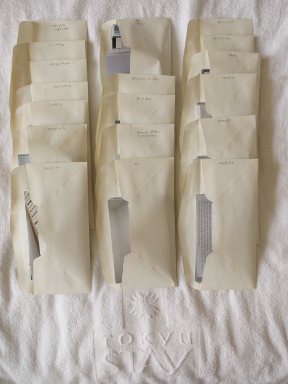 organizing photos by subject matter, color, and scale