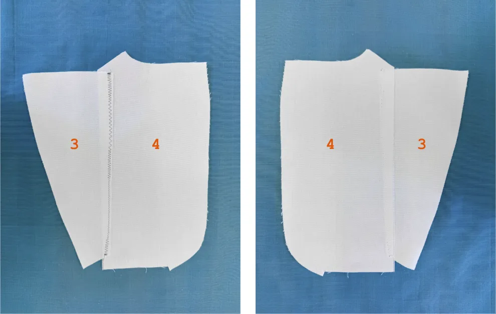 patched scrap front (L); patched scrap back (R)